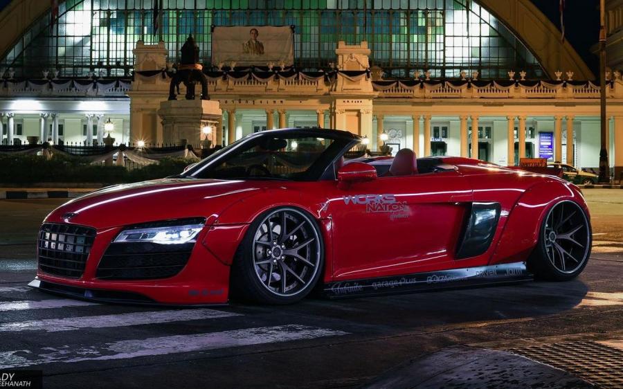 Audi R8 Spyder by Infinite Motorsport on PUR Wheels '2017